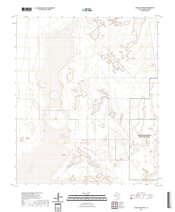 Linda Lake North topographic map thumbnail