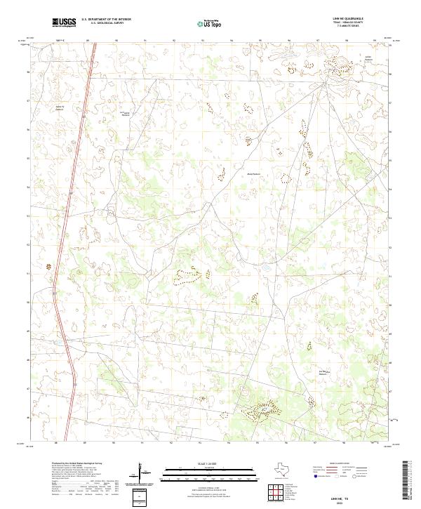 Linn NE topographic map thumbnail