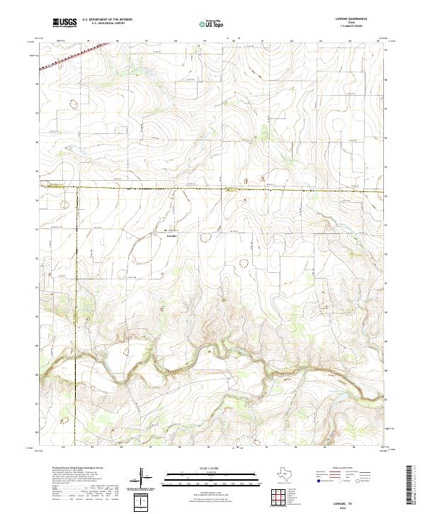 Lowake topographic map thumbnail