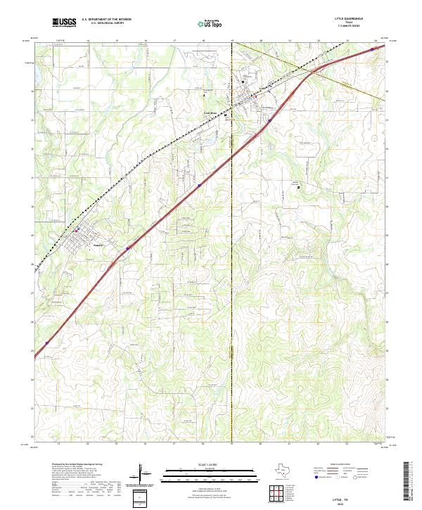 Lytle 2022 topographic map thumbnail