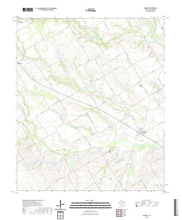 Malone topographic map thumbnail