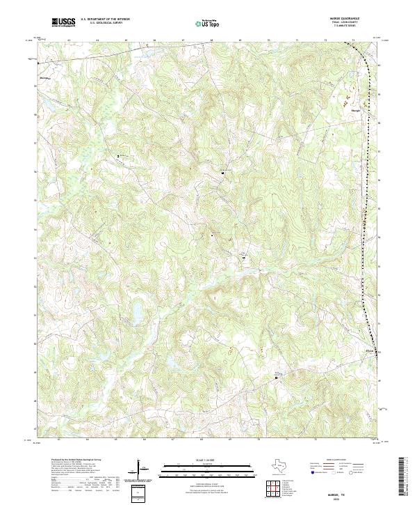 Margie 2022 topographic map thumbnail