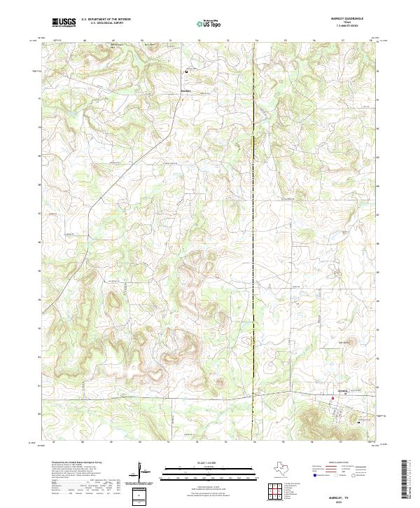 Markley topographic map thumbnail