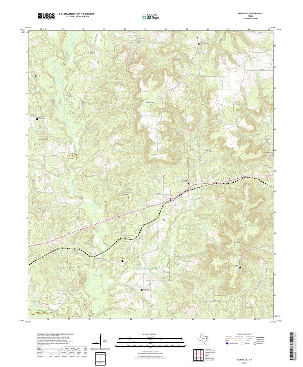 Maydelle topographic map thumbnail