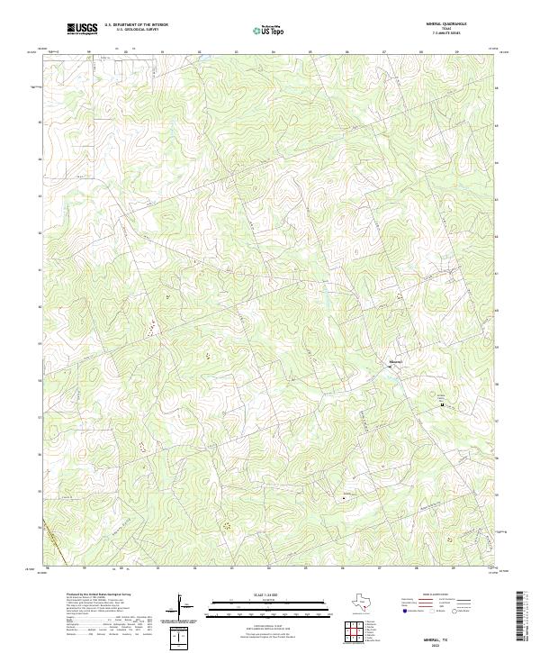 Mineral topographic map thumbnail