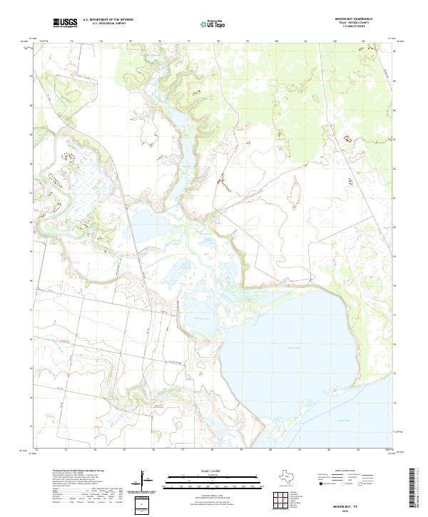 Mission Bay 2022 topographic map thumbnail