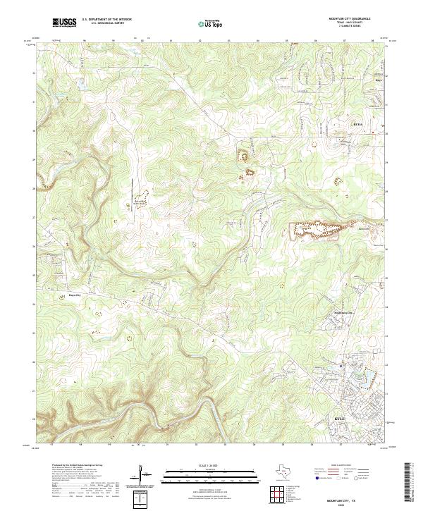 Mountain City topographic map thumbnail