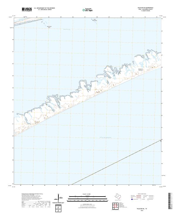 Palacios SE 2022 topographic map thumbnail