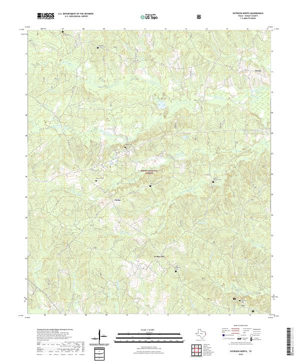 Patroon North topographic map thumbnail