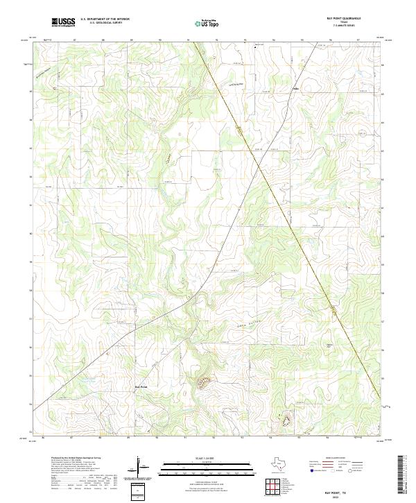 Ray Point topographic map thumbnail
