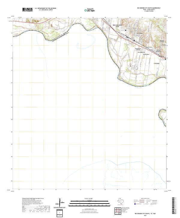 Rio Grande City South topographic map thumbnail