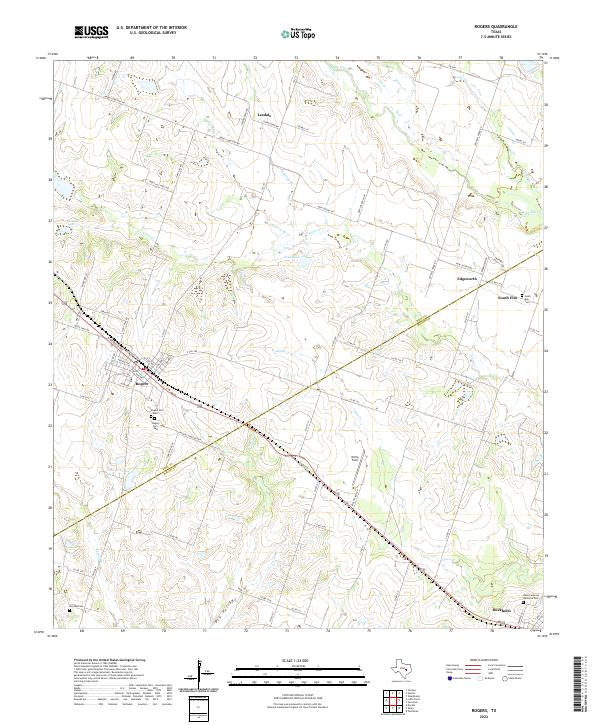 Rogers topographic map thumbnail