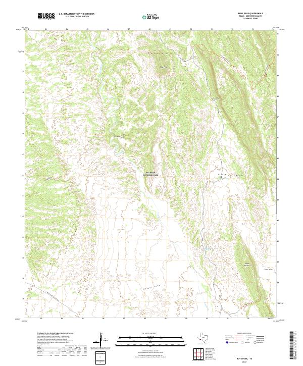 Roys Peak topographic map thumbnail