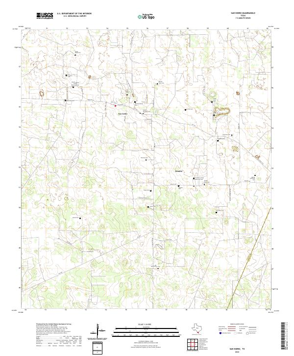 San Isidro topographic map thumbnail
