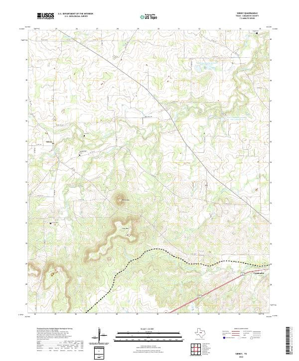 Sidney topographic map thumbnail