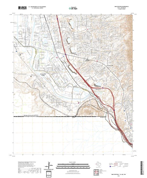 Smeltertown 2022 topographic map thumbnail