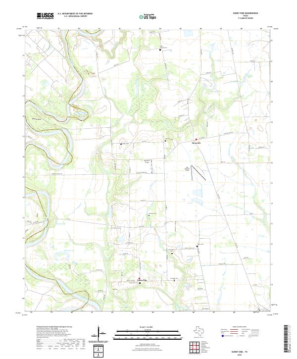 Sunny Side topographic map thumbnail