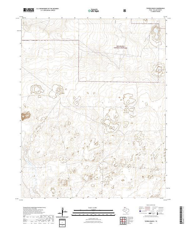 Tovrea Ranch 2022 topographic map thumbnail