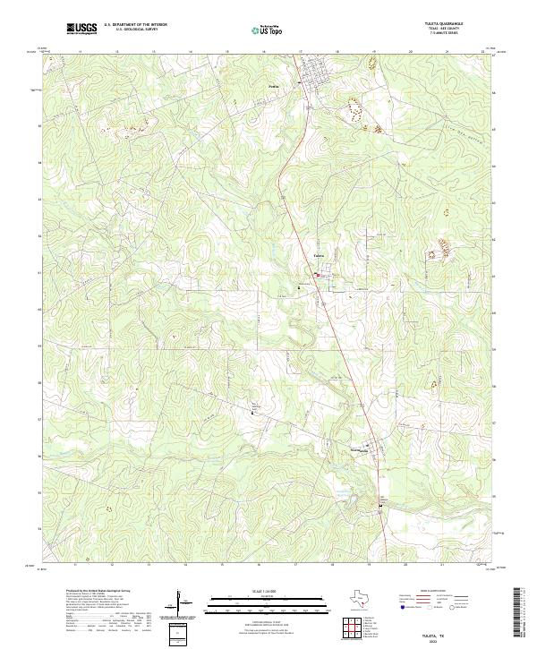 Tuleta topographic map thumbnail