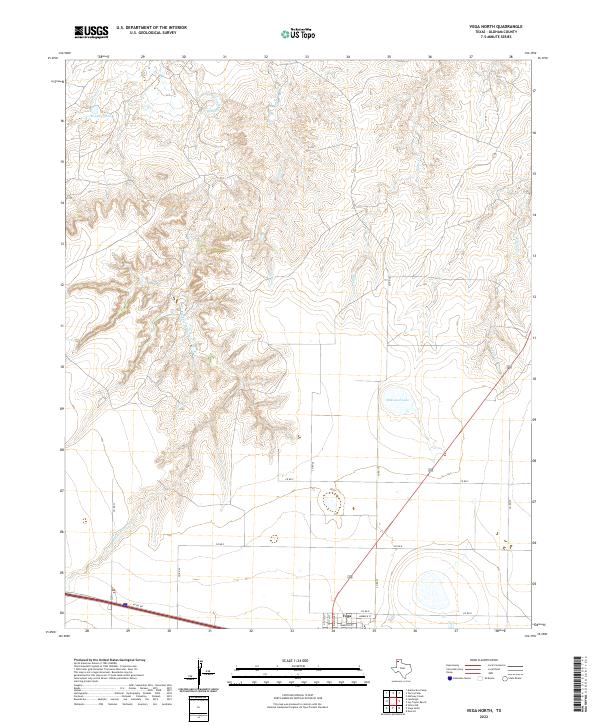 Vega North topographic map thumbnail