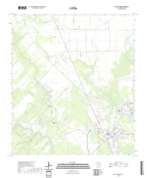 West Columbia topographic map thumbnail