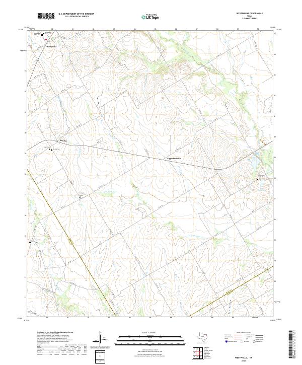 Westphalia topographic map thumbnail