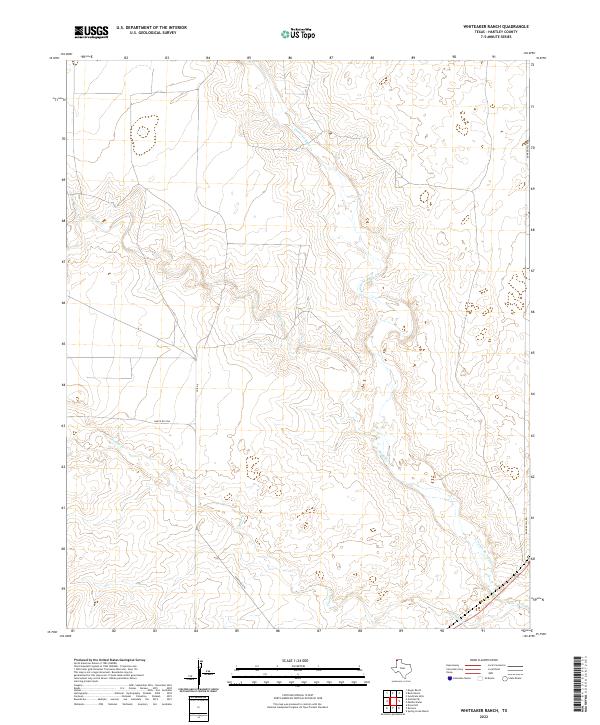 Whiteaker Ranch topographic map thumbnail