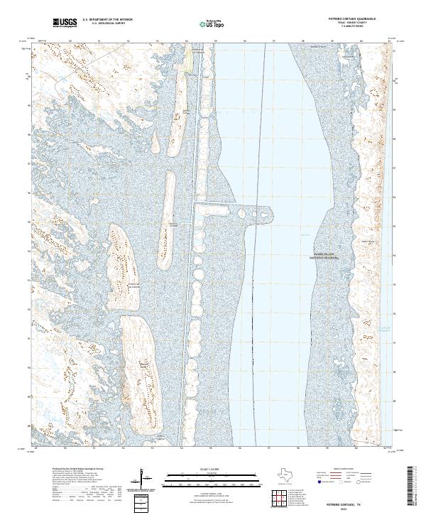 Potrero Cortado 2022 topographic map thumbnail