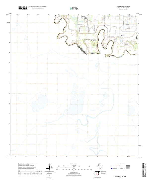 Southmost topographic map thumbnail
