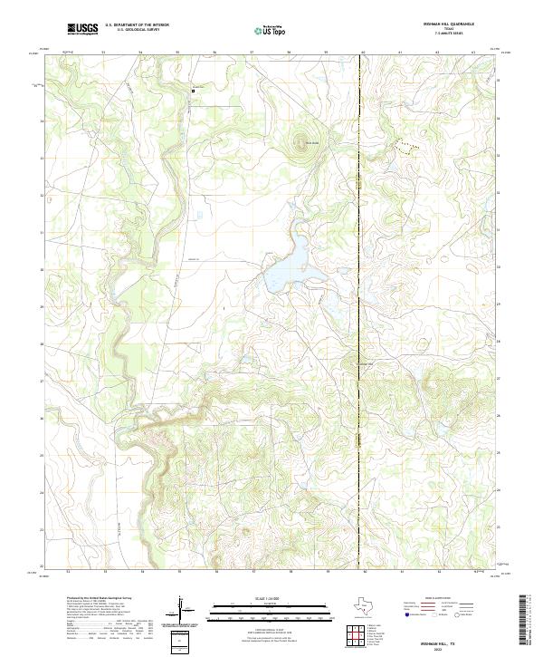 Irishman Hill topographic map thumbnail