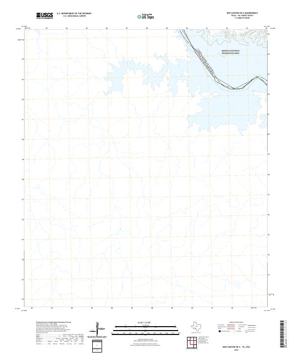 Box Canyon OE S topographic map thumbnail
