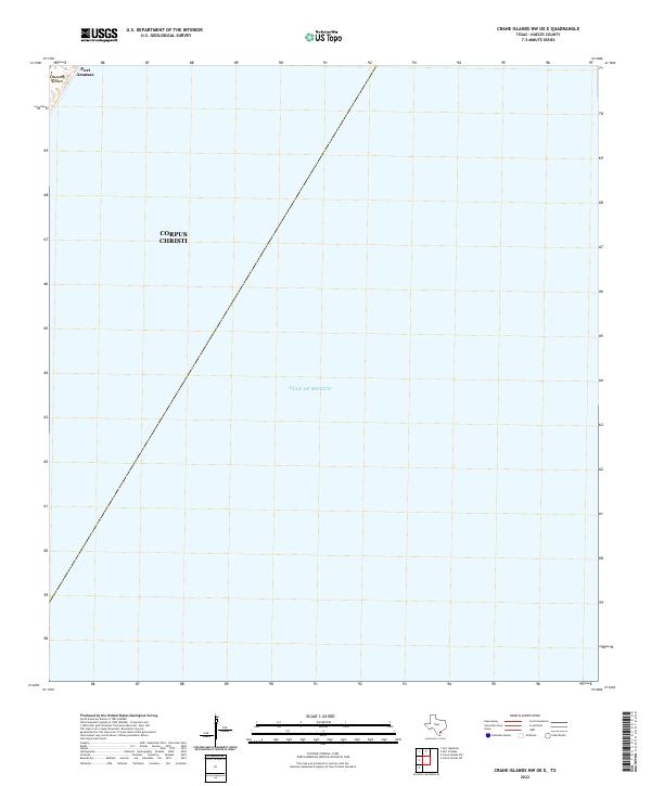 Crane Islands NW OE E 2022 topographic map thumbnail