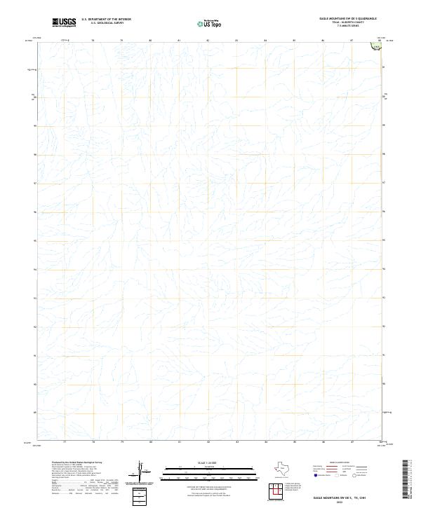 Eagle Mountains SW OE S topographic map thumbnail