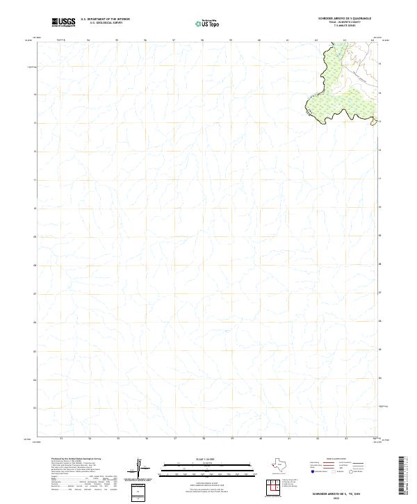 Schroder Arroyo OE S topographic map thumbnail