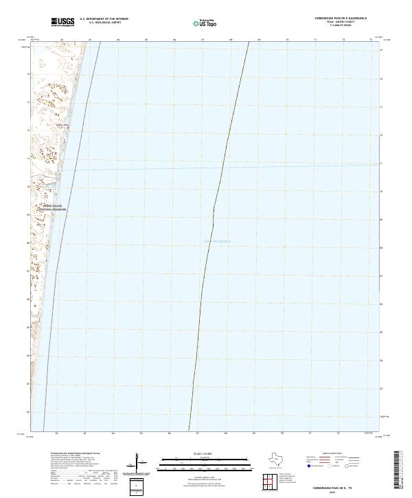 Yarborough Pass OE E 2022 topographic map thumbnail