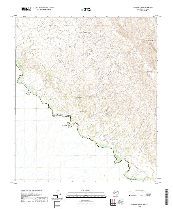 Schroder Arroyo 2022 topographic map thumbnail