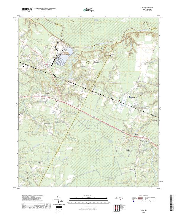 Acme topographic map thumbnail