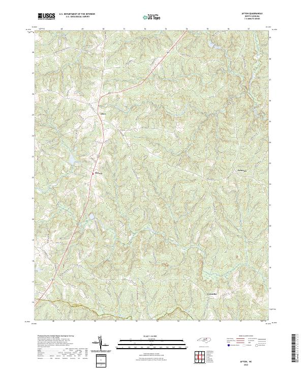Afton topographic map thumbnail
