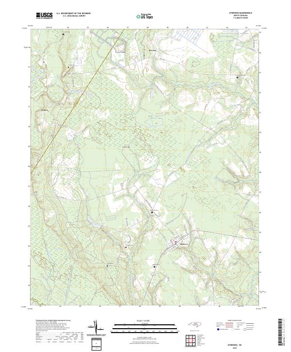 Atkinson topographic map thumbnail