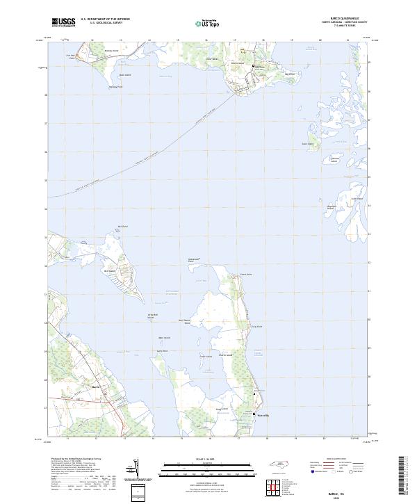 Barco topographic map thumbnail