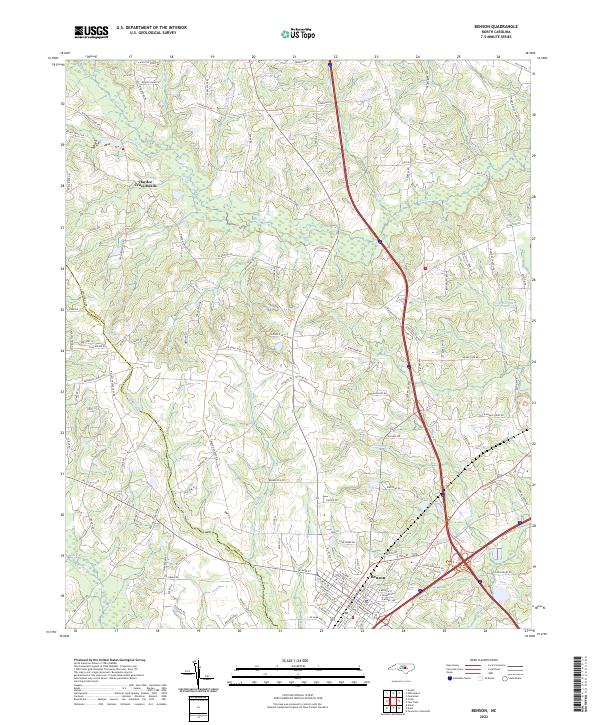 Benson topographic map thumbnail
