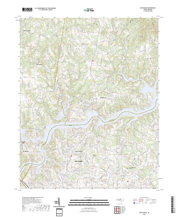 Bethlehem topographic map thumbnail