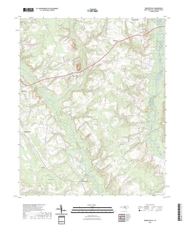 Bonnetsville topographic map thumbnail