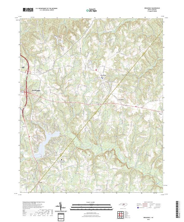 Broadway topographic map thumbnail