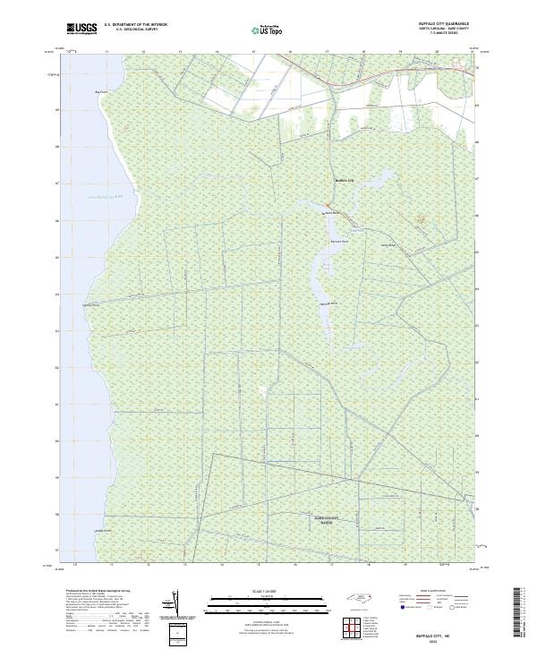 Buffalo City topographic map thumbnail