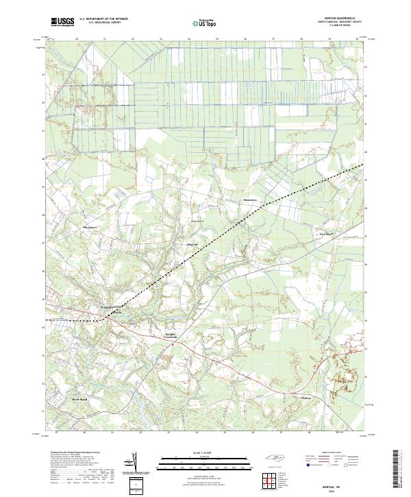 Bunyan topographic map thumbnail