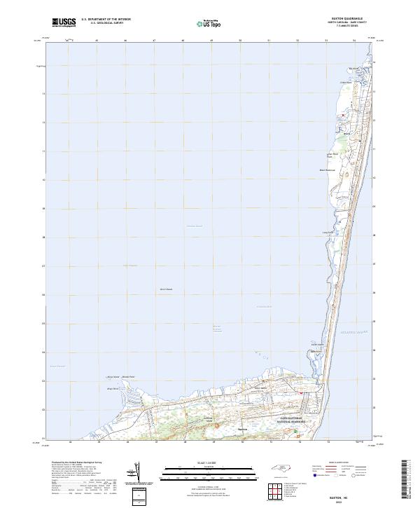 Buxton topographic map thumbnail
