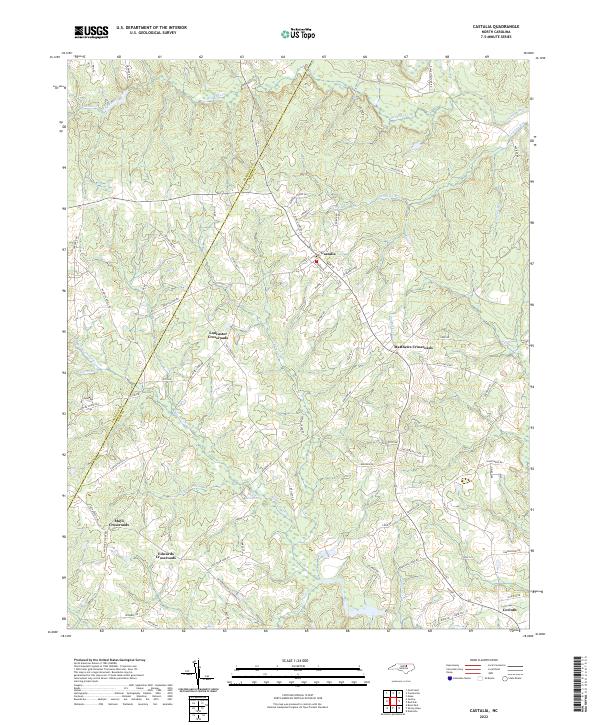 Castalia topographic map thumbnail