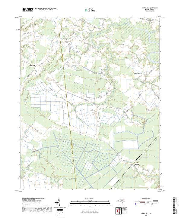 Center Hill topographic map thumbnail