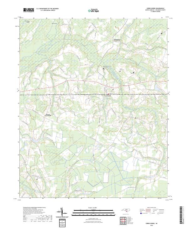 Cerro Gordo topographic map thumbnail